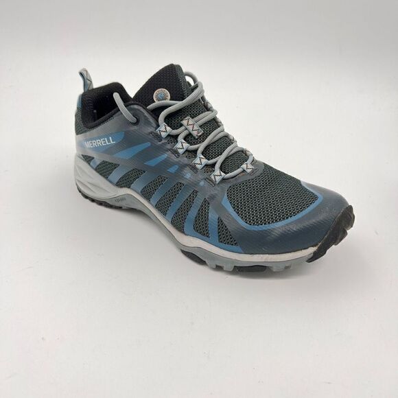 Merrell Siren Edge Q2 Trail Shoe - Women's 8.5 Blue Hiker | Waterproof USPS $90 - Picture 10 of 10